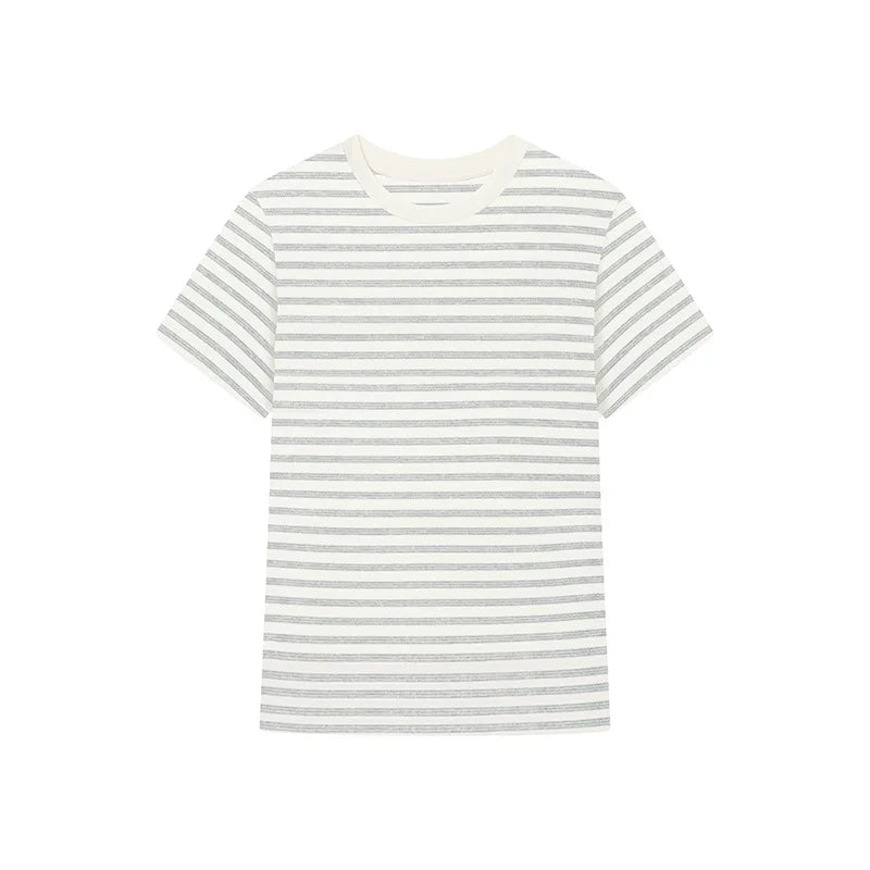 Silk Short Sleeve Women's Summer Round Neck Wool Outerwear T-shirt Slim Fit Base Shirt